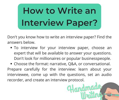 How To Put Interview In Research Paper