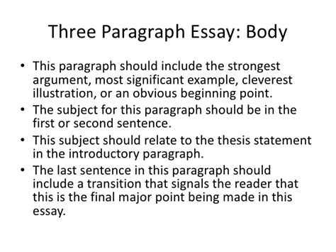 writing a 5 paragraph essay nutrition